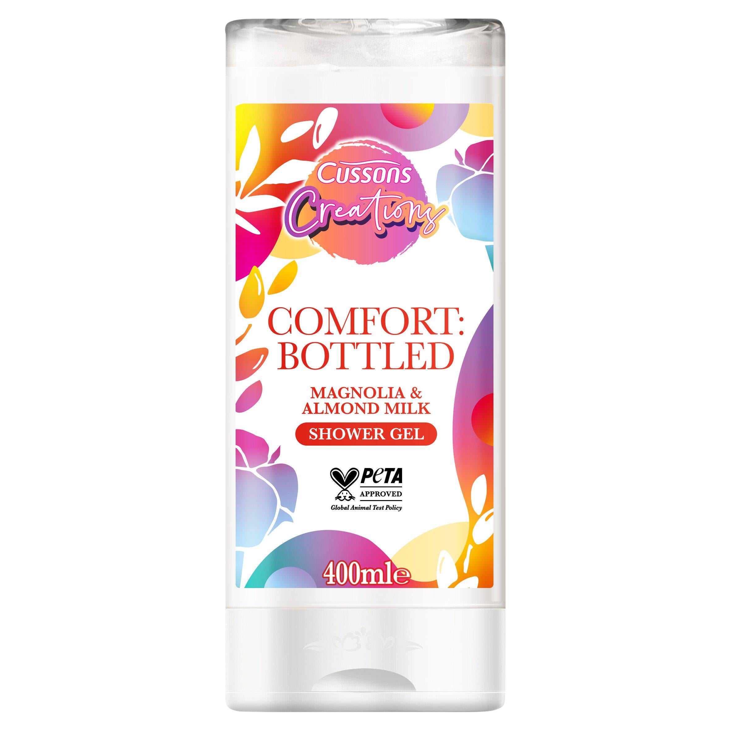Buy CUSSONS Comfort Bottled Magnolia & Almond Milk Shower Gel 400ml - Premium Quality Toiletries Online - Product Image Buy CUSSONS Comfort Bottled Magnolia & Almond Milk Shower Gel 400ml - Premium Quality Toiletries Online - Product Image